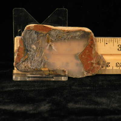 Quartz var. Agate (sagenite)