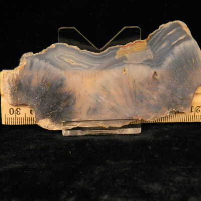 Quartz var. Agate (sagenite)
