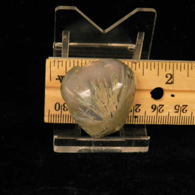 Quartz var. Agate (sagenite)
