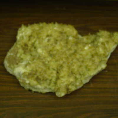 Calcite on Quartz