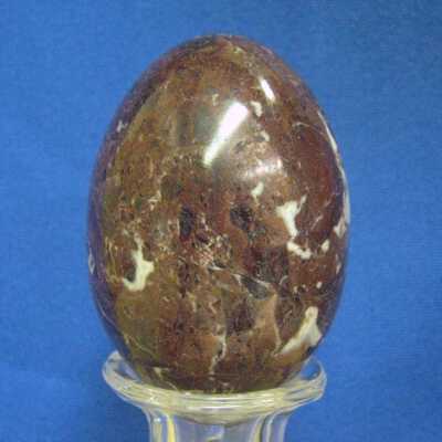 Red Zebra Onyx Stone Egg