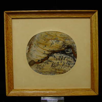 Picture Jasper: *note this photo shows the piece upside down according to its installation within the fram