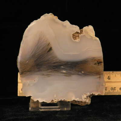 Quartz var. Agate (sagenite)
