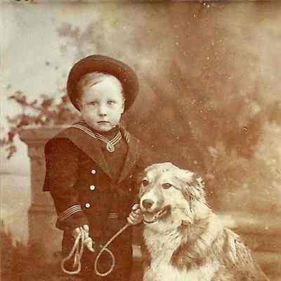 Clifton Holt and his dog