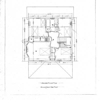 Architectural Plan of Company Housing