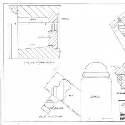 Architectural Plan of Worker Row Housing