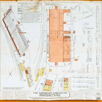 Fire Insurance Plan of Mill Number Four, American Thread Company