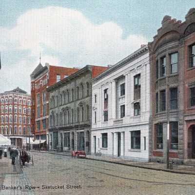 Banker's Row, Sketucket Street, Norwich, Conn.