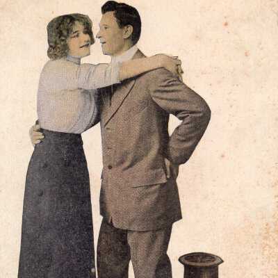 "You Can Expect A Hot Time" Postcard