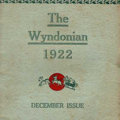 The Wyndonian, December 1922