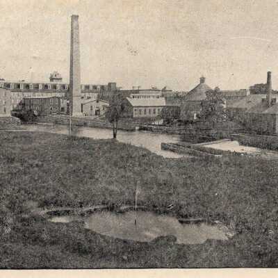 Slater Thread Mills Postcard, 1906