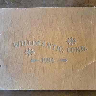 Book of Photographs of Willimantic, Conn. 1894