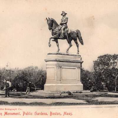 Washington Monument, Public Gardens, Boston, Mass.