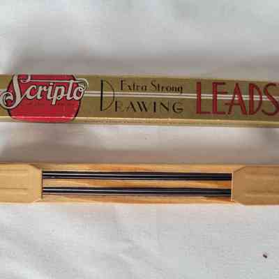 Scripto Extra Strong Drawing Leads 1950s