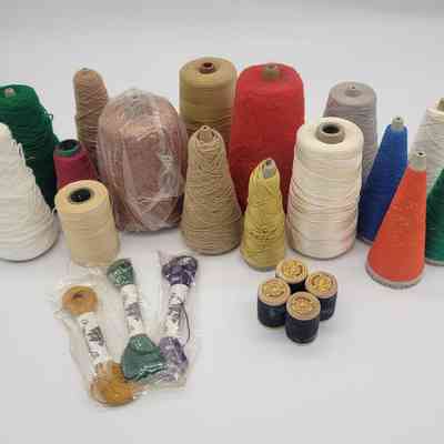 Assortment of Thread and Yarn