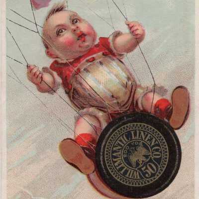 Willimantic Linen Company Tradecard, 1881