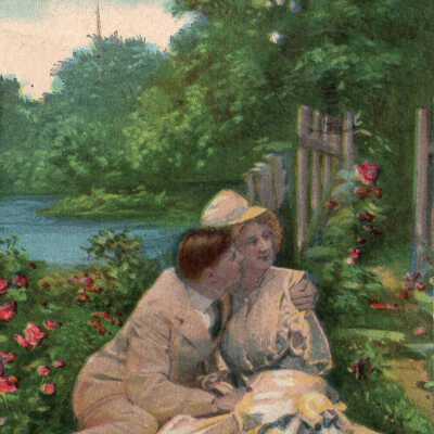 Neighborly Love in this Town, Postcard