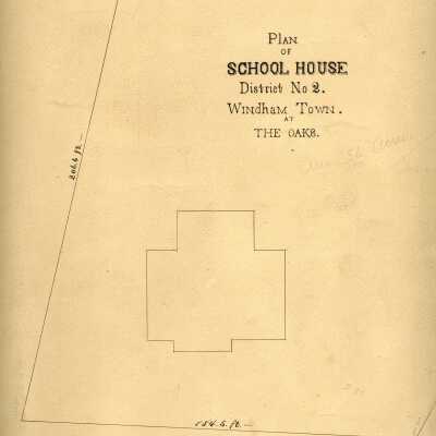Site Plan of Oaks School, Willimantic CT