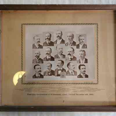 Photograph: First City Government of Willimantic, CT, 1893