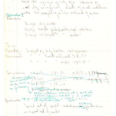 School Papers, Mary Norberta Smith