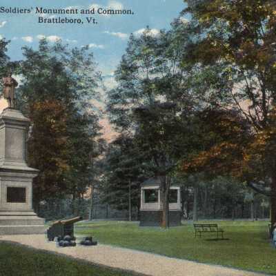 Soldiers' Monument and Common, Brattleboro, VT