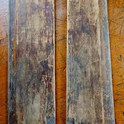 Lid, showing damage (split into two pieces).