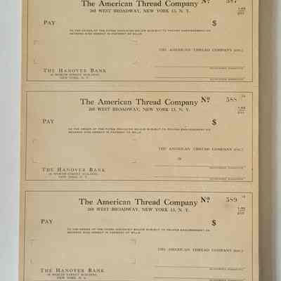 ATCO Blank Checks
