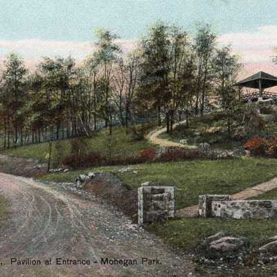 Pavilion at Entrance - Mohegan Park, Norwich, Conn.