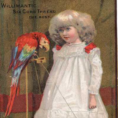 Willimantic Linen Co Tradecard, 1881