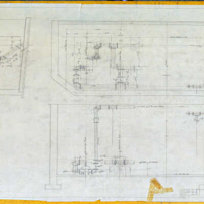 Architectural Plan of Boiler House, American Thread Company