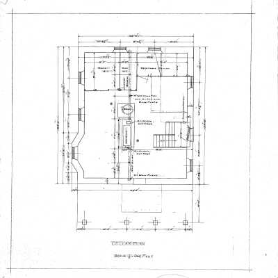 Architectural Plan of Company Housing