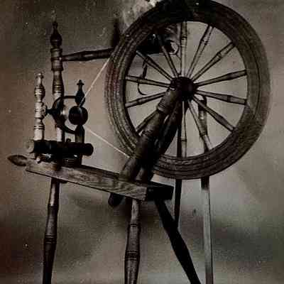 Spinning Wheel, Flax