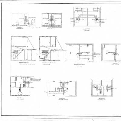 Architecural Plans of Worker Row Houses