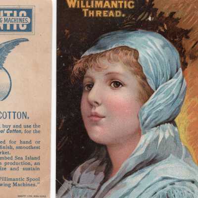 Willimantic Thread Trade Card