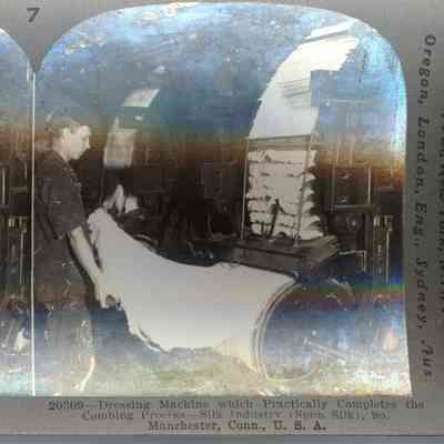 Dressing Machine, Cheney Brothers Silk Mill