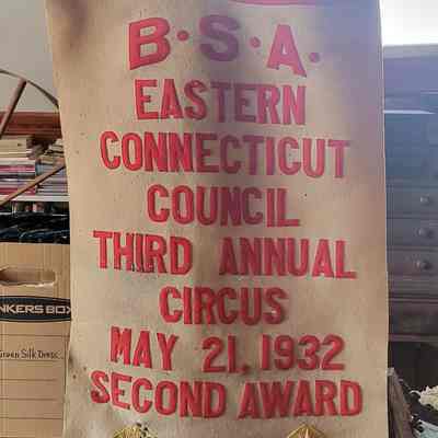 Boy Scouts of America Circus Award Banner 1932