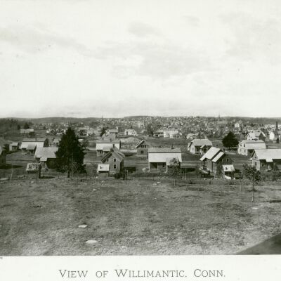View of Willimantic, CT, c. 1881