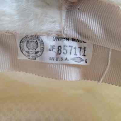 The image shows a clothing label, indicating "Union Made" and "Made in U.S.A."