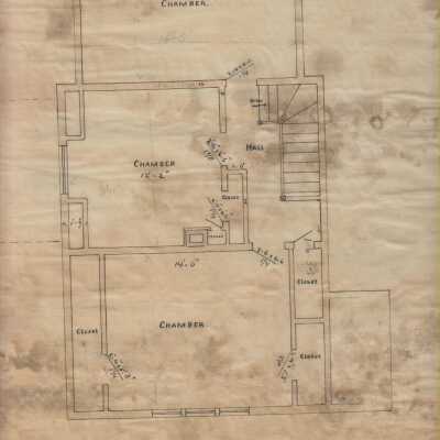 Architectural Plan of Oaks Worker Cottage, C-6