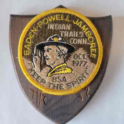 BSA Troop 32 Baden-Powell Jamboree 1977 Plaque