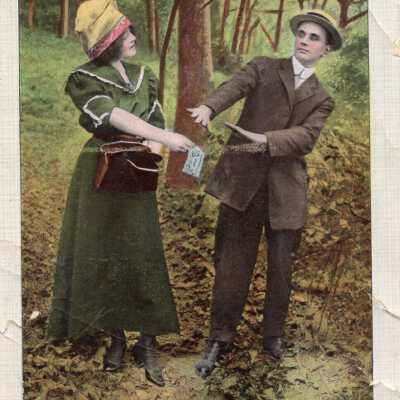 "I'm not that kind of a fellow" Postcard