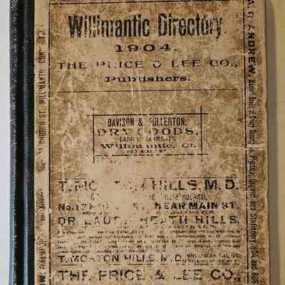 Willimantic Street Directory