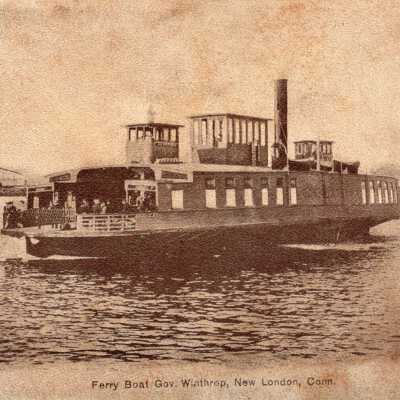 Ferry Boat Gov. Winthrop, New London, Conn.