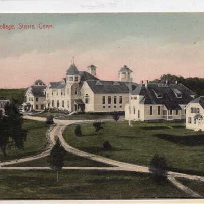 Connecticut Agricultural College Postcard