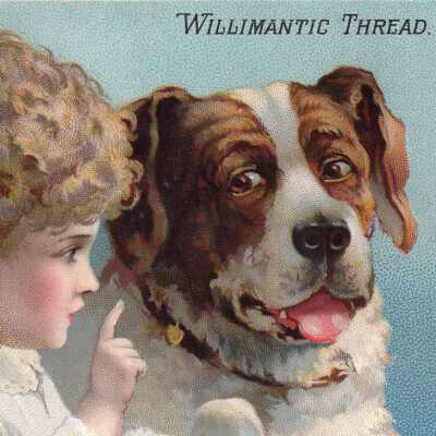 Willimantic Thread Trade Card
