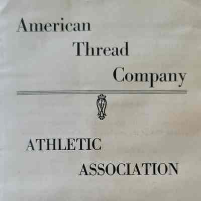 American Thread Co. Athletic Association Pamphlet