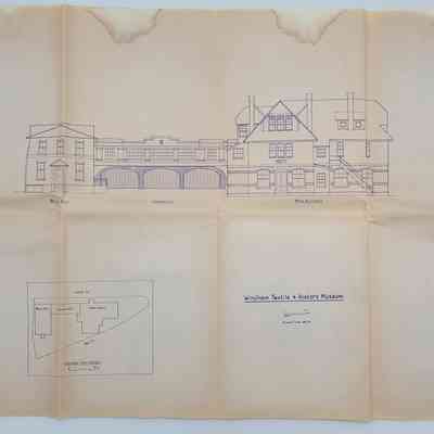 Windham Textile and History Museum Blueprints 1987