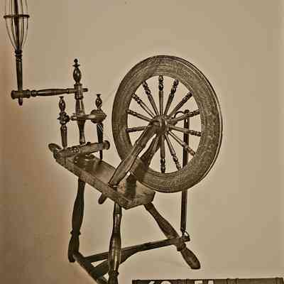 Spinning Wheel, Flax