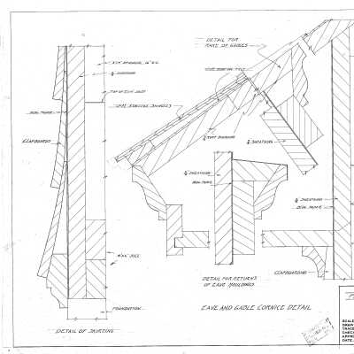 Architectural Plan of Worker Row Housing