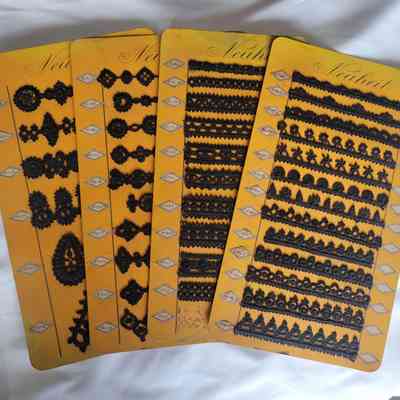 Neuheit Tatted Edging Sample Cards